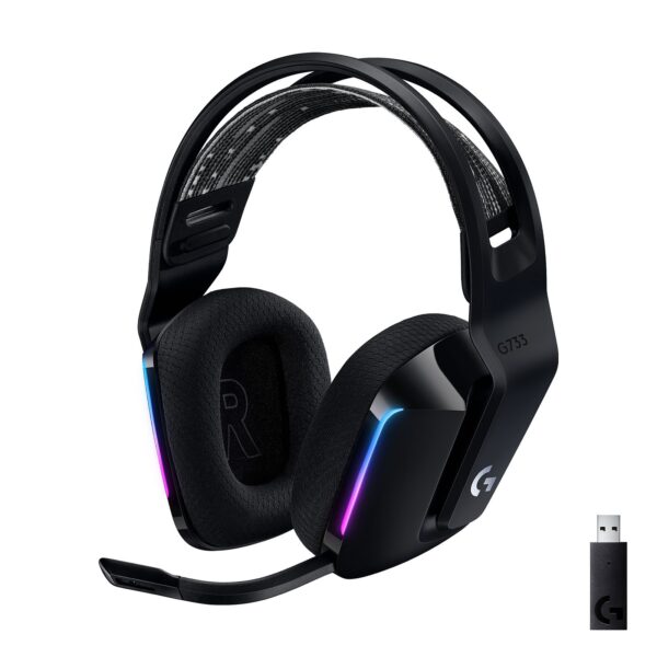 LOGITECH G G733 Casque Gaming Sans Fil Lightspeed BLACK (5099206088719)(981-000864)