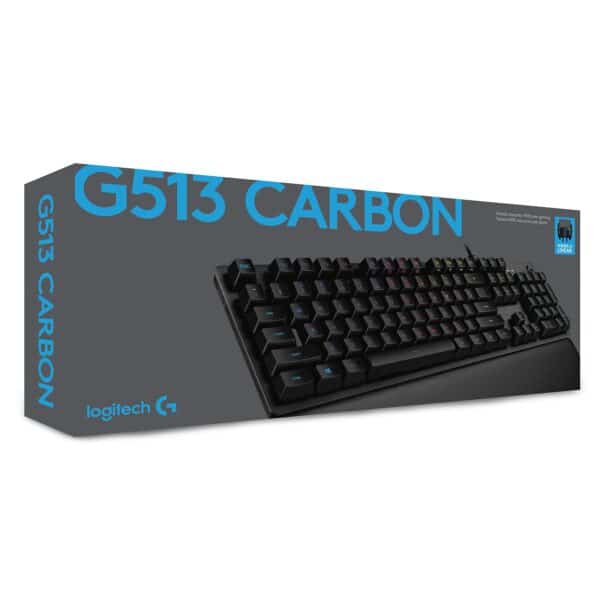 Logitech G513 Clavier gaming mécanique rétroéclairé (5099206080072)