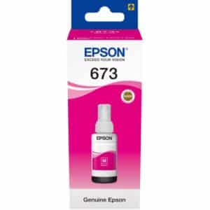 Epson 673 LM (T6736) Magenta Clair - Bouteille d'encre Epson d'origine (C13T67364A)