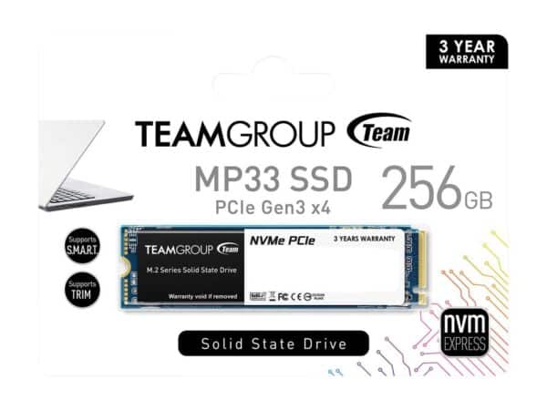 Team Group MP33 M.2 2280 512GB NVMe (Disque Dur SSD) (TM8FP6512G0C101)