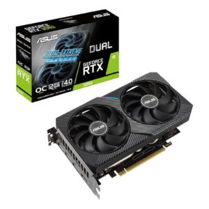 ASUS DUAL GeForce RTX 3060 O12G - CARTE GRAPHIQUE DUAL (LHR) (90YV0GB2-M0NA10)